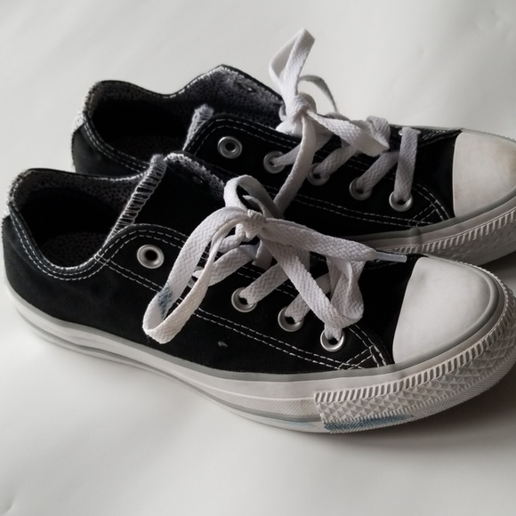 CONVERSE All-Star Black Sneakers, size 6 - Picture 2 of 8